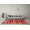 thumbnail image 3 of Ahgly Company Indoor Rectangle Oriental Red Industrial Area Rugs, 5' x 8', 3 of 4