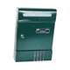 thumbnail image 4 of Buzones de pared para buzón exterior con cerradura, 2 llaves y soporte para sobres Verde, 4 of 9