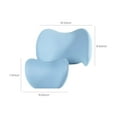 thumbnail image 3 of KQJQS Ergonomic Car Seat Lumbar Support and Headrest Pillow Set - Memory Foam Back Cushion and Neck Pillow for Car - Car Seat Headrest and Lumbar Cushion Kit, 3 of 7
