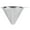 L, variant on Uehgn Coffee Filter 304 Stainless Steel Double Layer Fine Mesh Paperless Reusable Pour Over Coffee Dripper Cone Strainer Funnel Coffee Maker Accessories