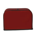thumbnail image 2 of Honeii Maroon Print 2 slice Toaster Cover, Two Slice Toaster Dust-proof Cover For Kitchen Small Appliance and Fingerprint Protection, 2 of 7