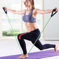 thumbnail image 3 of Strength Training Fitness Elastic Rope Puller arm Force Yoga Word Pull Pull Rope, 3 of 5