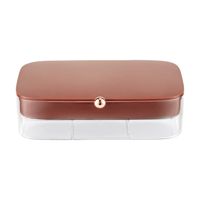 Caja de Joyería Portátil Caja de Caja a Collar Caja de Almacenamiento para Pendientes Anil rojo Baoblaze Caja de almacenamiento de joyas