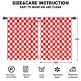 thumbnail image 2 of Blackout Kids Curtains,Red and Black Checkered Pattern Childrens Insulated Curtains Set Of 2,Bedroom Essentials,Toddler Room Decor 42"x54", 2 of 5