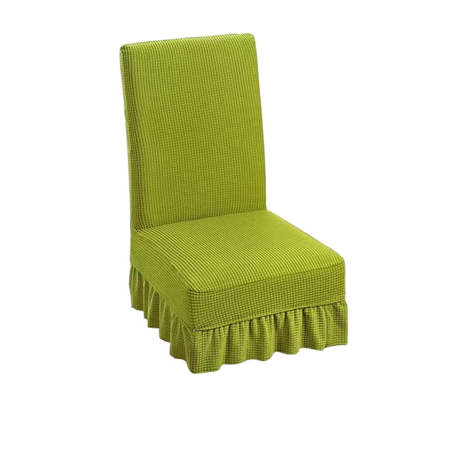 Kitchen Chair Cushions,High Chair Cover High Elasticity Universal Thickened Chair Seat Cover Set - Strong Elasticity Fresh and Contracted Color Kitchen Suit for Most Chairs