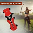 thumbnail image 6 of fankhu Arm Guard Gear Archery Bow Arrow Practice Forearm Protector Sleeve (Red), 6 of 7