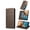 Brown, variant on Wallet Case for Honor X6B Flip Phone Case with Card Slots, Cash Pocket, Kickstand, Magnetic Closure & Wrist Strap, TPU Soft Shell Cover Green