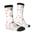 thumbnail image 4 of Yiaed Heart Panda Print Great elasticity Crew Socks Sports socks for Men and Women, 4 of 5