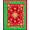 Red, Pattern 4, variant on ODIKA 4'x6' Machine Washable Non-Slip Area Rug, Festive Evergreen Decorative Holiday High Traffic Rug, Red, 742250