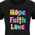 thumbnail image 3 of Instant Message - Hope Faith Love - Women's Any Way Dress, 3 of 7