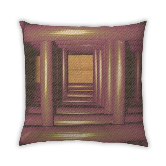 Ahgly Company Indoor Square Contemporary Throw Pillow, 18 inch by 18 inch