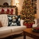 thumbnail image 4 of Funda de almohada navideña | Funda de almohada decorativa festiva para sofá y cama | Funda de cojín cuadrada de 45x45 cm con cremallera oculta, 4 of 6