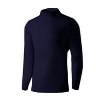 LIaqionyy Mens Thermal Underwear Cotton Soft Fleece Lined Base Layer Shirts Warm Undershirt Winter Tops