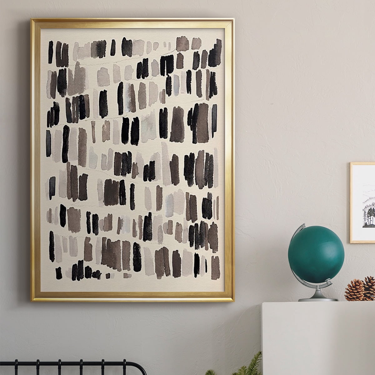 Chalk and Flint I Premium Framed Print, in Gold, Black, or Silver - Ready to Hang