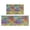 Pioneer Flower Floral, variant on Pioneer Flower Floral Print Pattern Kitchen Rugs Sets Of 2, Anti Fatigue Non Slip Washable Floor Mats for Kitchen Sink Laundry, 17X30 Inch   17X47 Inch