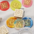 thumbnail image 5 of Letters Series Wax Seal Stamp Brass Head English Letters Sealing Waxed Stamp, 5 of 21