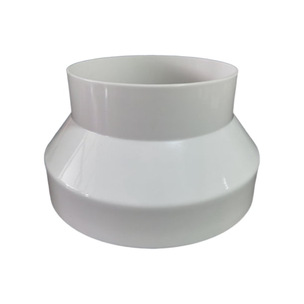 Reductor de conducto para sistema de ventilación en línea Adaptador de conducto de aire duradero Accesorio de tubería 200 a 150 mm
