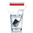 thumbnail image 3 of 4-digit Combination Lock Warehouse Door Locker Backpack Zinc Alloy Waterproof And Corrosion-resistant Mini Outdoor Burglar Lock, 3 of 5