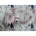 thumbnail image 5 of oneOone Cotton Cambric Baby Blue Fabric Yacht Dress Material Fabric Print Fabric By The Yard 42 Inch Wide, 5 of 6
