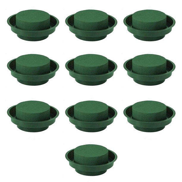 Moyic 10 piezas de espumas de flores, decoración de plantas, contenedor de sujeción, parte del hogar, Kit de arreglo de flores de boda, adorno de Almacenamiento y organización del hogar Moyic HA035500-00