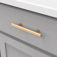 thumbnail image 3 of Tiradores para armarios de cocina Hickory Hardware Heritage, latón cepillado, 96 mm, 3 of 8