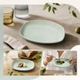 thumbnail image 4 of Oval Shaped Serving Dinner Plate with Inner Groove for Daily Home Meals and Snack Serving, 4 of 6