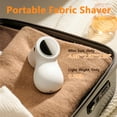 thumbnail image 7 of Fabric Shaver, Lint Shaver for Clothes with 3 Replaceable Blades, Sweater Shaver, Electric Lint Remover with Digital Display, 3 Speeds Sweater Shavers to Remove Pilling, White, 7 of 7