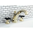 thumbnail image 2 of Kingston Brass KS4322PKX Duchess Two-Handle Deck Mount Roman Tub Faucet, Polished Brass, 2 of 6