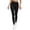 Black, variant on Cmfcve Plus Size Yoga Leggings for Women Stretch High Waist Yoga Pants Fashion Tummy Control Workout Leggings