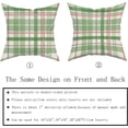 thumbnail image 5 of Blue Teal Pillow Covers 18x18 Set of 2 Light Blue Grey Buffalo Plaid Holiday Decorative Throw Pillows Spring Summer Decorations Pillowcase Cotton Square Cushion Cover Decor for Home Couch Bed Soft, 5 of 6