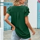 thumbnail image 4 of Top casual para mujer,Camiseta de manga corta para mujer Camisa casual para mujer Blusa de manga corta para mujer Altamente recomendado, 4 of 6