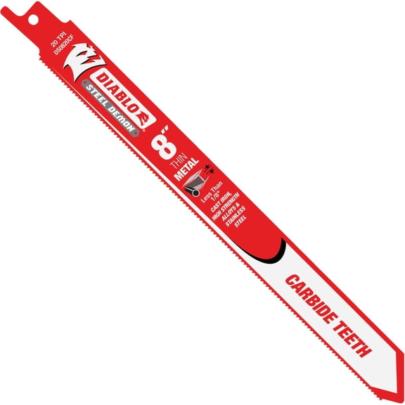 Recip Blade Carbde 8"20t