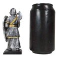 thumbnail image 5 of Suit Of Armor Medieval Knight With Axe And Large Dragon Shield Mini Figurine, 5 of 7