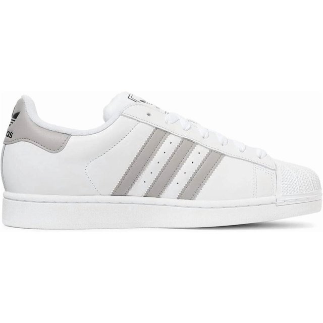 Adi - das SUPERSTARⅡ JQ4731 Footwear White/Gray/Core Black Men's Women's Sneakers