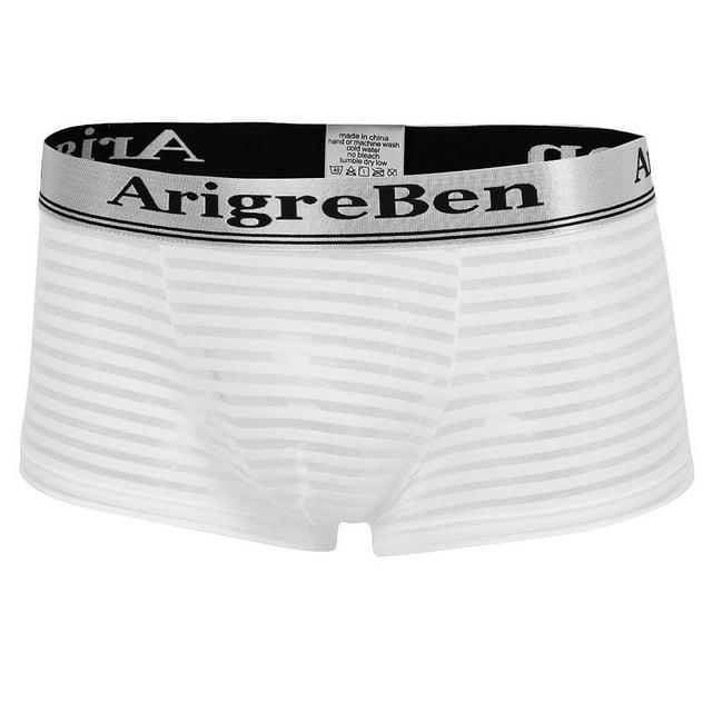 Calzoncillos Transpirable De Los Hombres Calzoncillos De Bolsa De Boxeador Calzoncillos Suaves De Ropa Interior SG Zulema Ropa interior de malla de los hombres