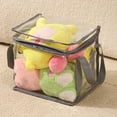 thumbnail image 3 of Shoreew Transparent Toy Storage Bag Large Capacity Waterproof Easy to Clean Zipper Bag Multifunctional Clear Storage Container, 3 of 7