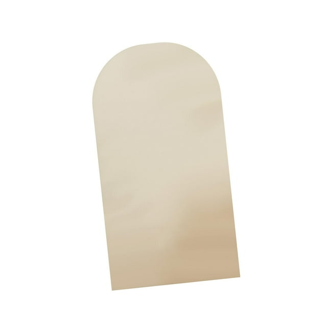 Arch Backdrop Cover Arch Frame Cover Arched Backdrop Lightweight Backdrop Stand Cover for Banquet Bridal Shower Events Receptions Birthday Beige