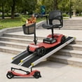 thumbnail image 2 of 4 Wheels Mobility Scooters for Seniors, with Adjustable Wheelchair RampElectric, with Features a Powerful 300W Motor, 300LBS, Making it Suitable for Adults and Seniors,Red, 2 of 8