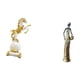 thumbnail image 5 of Colección moderna de esculturas de animales de caballo y figura de dama tribal africana, adorno de mesa para dormitorio, sala de estar, escritorio, ce, 5 of 8