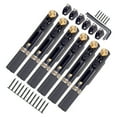 thumbnail image 2 of BELOVING 6 Strings Guitar Bridge Set for Electric Guitar Musical Instrument Accessory Black, 2 of 10
