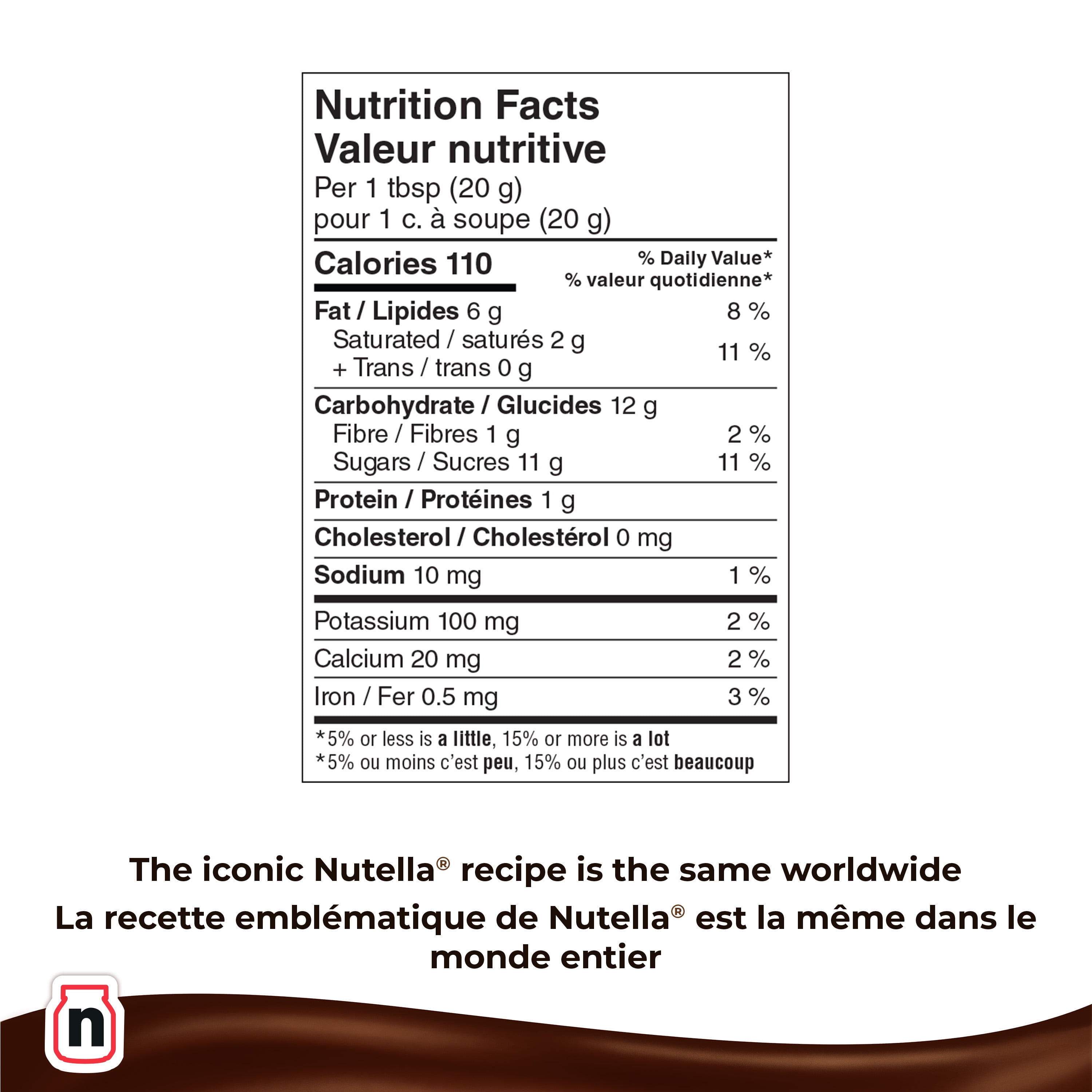 NUTELLA Hazelnut Spread with Cocoa for Breakfast, 2 Jars