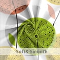 thumbnail image 4 of Dandelion Shower Curtain, Abstract Orange and Green Shower Curtain for Bathroom Waterproof Fabric Floral Shower Curtain Set with Hooks, 72x84 Inch, 4 of 6