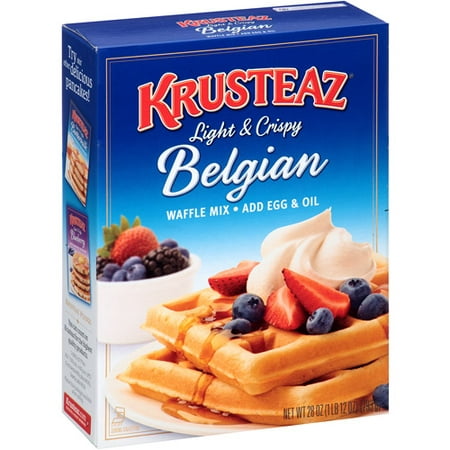 Krusteaz Belgian Waffle Mix, 28 oz - Walmart.com