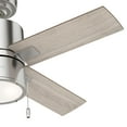 thumbnail image 6 of Restored Hunter Fan 42 inch Contemporary Brushed Nickel Indoor Ceiling Fan with Light Kit (Refurbished), 6 of 8