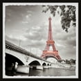 thumbnail image 2 of Marmont Hill Red Eiffel Tower Framed Painting Print, 2 of 5