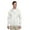 White, variant on Men's 50/50 Nublend Fleece Full-Zip Black Hood (XL)