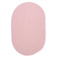 thumbnail image 1 of Colonial Mills Rug WL20R144X144 Bristol - Blush Pink 12 ft. round Braided Rug, 1 of 1