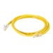 - C2G Cat5e Non-Booted Unshielded (UTP) Network Crossover Patch Cable - crossover cable - 3 ft - yellow