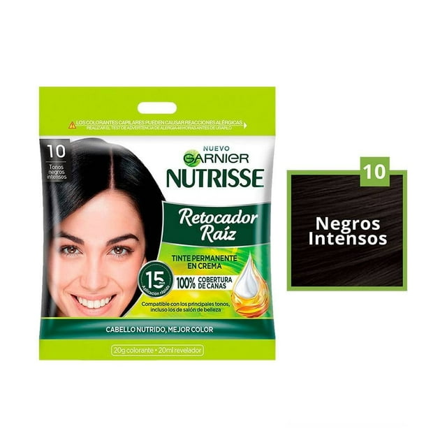 Retocador de raíces Garnier Nutrisse 10 tonos negros intensos