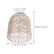 thumbnail image 2 of FUTUREORYY Pantalla De Bohemia Beige Hecha Con Material Para Interior Cálida, 2 of 6